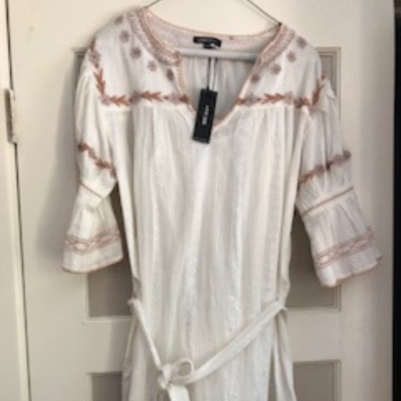 Love Sam Embroidered Bell Sleeve Shift Dress - Picture 3 of 5